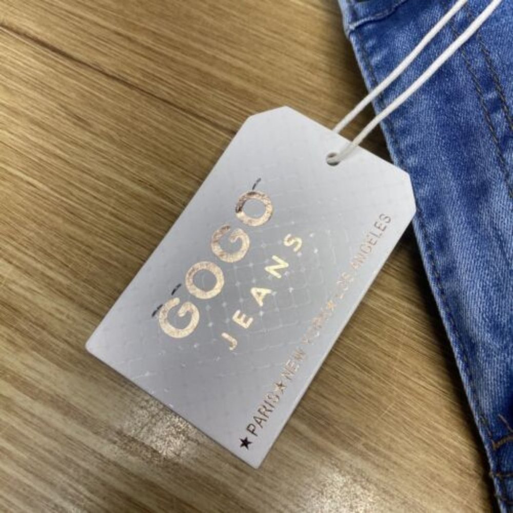 Womens Gogo Jean Skinny Jeans High Rise Distressed Denim Pants Size 14 - Picture 8 of 16